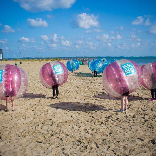 Bumperball vrijgezellenfeest Zeeland