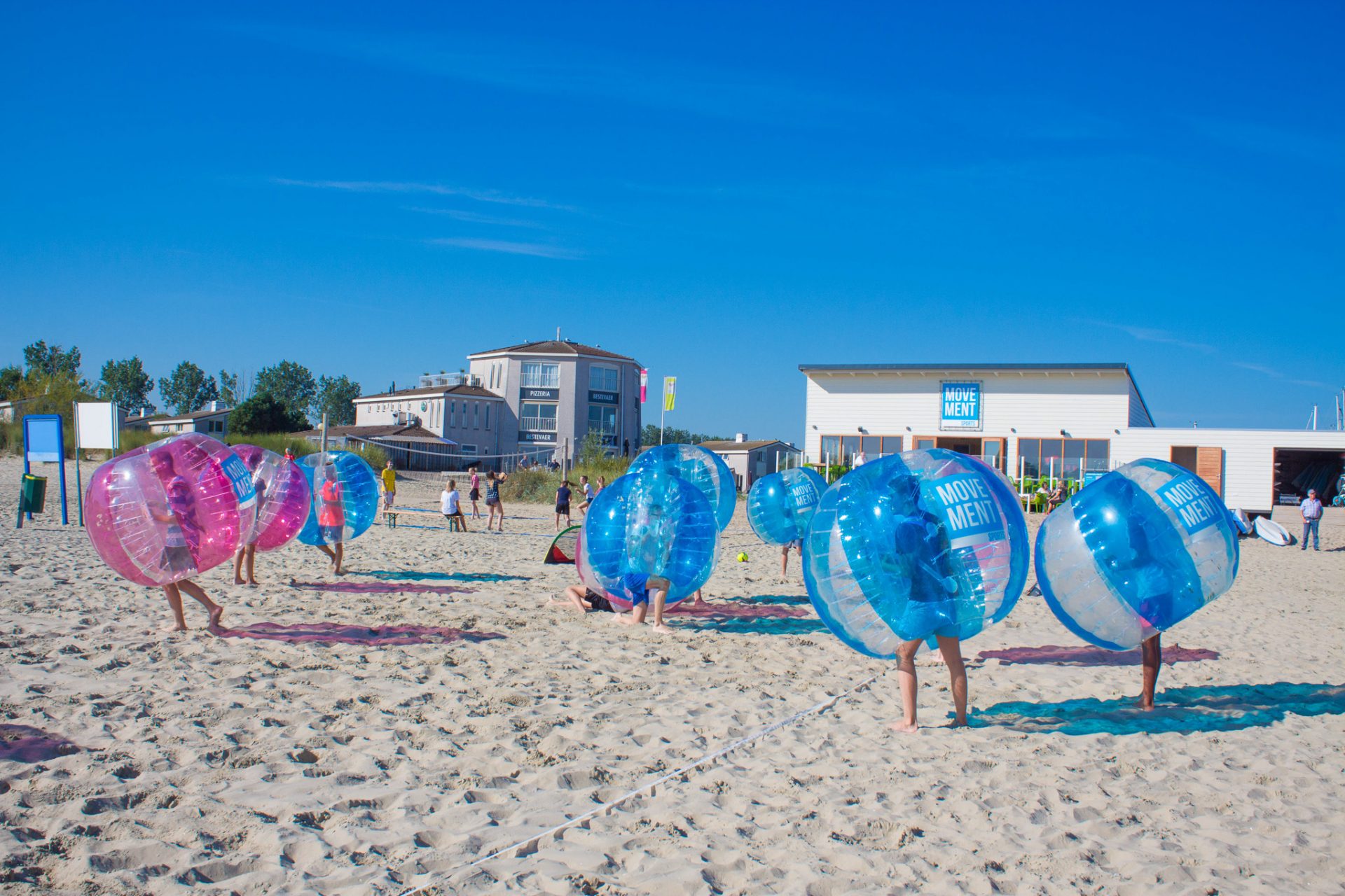 Groepsuitje bumperball